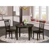 East West Furniture 3 Pc Kitchen Nook Dining Set-kitchen Table And 2 Dinette Chairs