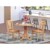 East West Furniture 3 Pc Kitchen Nook Dining Set-kitchen Table And 2 Dining Chairs