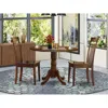 East West Furniture 3 Pc Kitchen Nook Dining Set-small Table And 2 Dining Chairs
