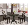 East West Furniture 3 Pc Kitchen Table-kitchen Table And 2 Dining Chairs