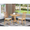 East West Furniture 3 Pc Kitchen Table Set- Table And 2 Dining Chairs