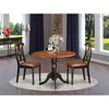 East West Furniture 3 Pc Kitchen Table Set-dining Table And 2 Kitchen Chairs