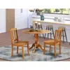 East West Furniture 3 Pc Kitchen Table Set-kitchen Dining Nook And 2 Dinette Chairs Chairs