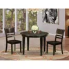 East West Furniture 3 Pc Kitchen Table Set-kitchen Table And 2 Kitchen Chairs