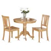 East West Furniture 3 Pc Kitchen Table-small Table And 2 Kitchen Chairs