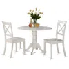 East West Furniture 3 Pc Small Kitchen Table-kitchen Table And 2 Dining Chairs