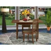 East West Furniture 3 Pc Small Kitchen Table Set - Table With Leaf And 2 Kitchen Chairs