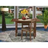 East West Furniture 3 Pc Small Kitchen Table Set - Table With Leaf And 2 Kitchen Dining Chairs