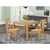 East West Furniture 3 Pc Small Kitchen Table Set -square Table And 2 Dining Chairs