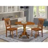 East West Furniture 3 Pc Small Kitchen Table Set-kitchen Dining Nook Plus 2 Dining Chairs