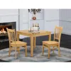 East West Furniture 3 Pc Table And Chairs Set - Dinette Table And 2 Dining Chairs