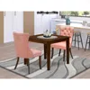 East West Furniture 3 Piece Dining Room Furniture Set