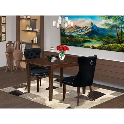 East West Furniture 3 Piece Dining Set