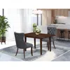 East West Furniture 3 Piece Dining Set Consists Of A Rectangle Kitchen Table With Butterfly Leaf