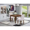 East West Furniture 3 Piece Dining Set Contain A Wooden Kitchen Table