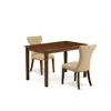 East West Furniture 3 Piece Dining Set Includes A Rectangle Kitchen Dining Table