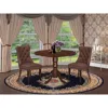 East West Furniture 3 Piece Dining Table Set