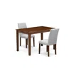 East West Furniture 3 Piece Dining Table Set Consist Of A Rectangle Kitchen Table