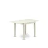 East West Furniture 3 Piece Kitchen Set Contains A Rectangle Dining Table With Dropleaf