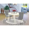 East West Furniture 3 Piece Kitchen Table & Chairs Set