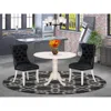 East West Furniture 3 Piece Kitchen Table & Chairs Set