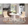 East West Furniture 3 Piece Kitchen Table Set