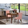 East West Furniture 3 Piece Kitchen Table Set Contains A Rectangle Dining Table