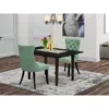 East West Furniture 3 Piece Kitchen Table Set Contains A Rectangle Dining Table With Butterfly Leaf