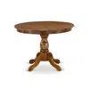 East West Furniture 3 Piece Kitchen Table Set Includes A Round Dining Room Table And 2 Parson Chairs