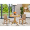 East West Furniture 3 Piece Modern Dining Set Consists A Dining Room Table