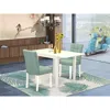 East West Furniture 3 Piece Modern Dining Set Consists A Kitchen Table