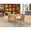 East West Furniture 3 Piece Table Set Contain A Modern Kitchen Table