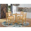 East West Furniture 5 Pc Counter Height Dining Room Set-pub Table And 4 Kitchen Dining Chairs.