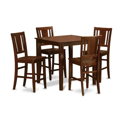 East West Furniture 5 Pc Counter Height Dining Set-counter Height Table And 4 Kitchen Chairs
