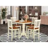 East West Furniture 5 Pc Counter Height Dining Set-pub Table And 4 Kitchen Bar Stool