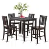East West Furniture 5 Pc Counter Height Table Set-high Table And 4 Stools