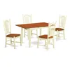 East West Furniture 5 Pc Dinette Set - Dinette Table And 4 Dinette Chairs In Multi