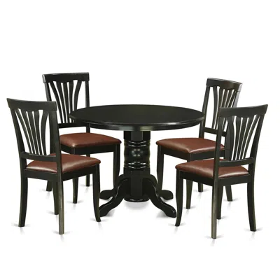 East West Furniture 5 Pc Dinette Set - Dinette Table And 4 Dining Chairs