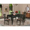 East West Furniture 5 Pc Dinette Table Set - Kitchen Dinette Table And 4 Dining Chairs In Brown