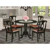 East West Furniture 5 Pc Dinette Table Set - Small Kitchen Table And 4 Dining Chairs