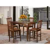 East West Furniture 5 Pc Dining Counter Height Set-pub Table And 4 Dining Chairs.