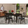 East West Furniture 5 Pc Dining Room Set- Top Dining Table And 4 Leather Dining Chairs