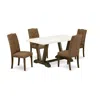 East West Furniture 5-pc Dining Room Set In Multi