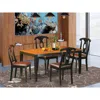 East West Furniture 5 Pc Dining Room Set-dining Table And 4 Wood Dining Chairs