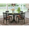 East West Furniture 5 Pc Dining Room Set For 4-dinette Table And 4 Kitchen Chairs