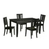 East West Furniture 5 Pc Dining Room Set For 4-dining Table And 4 Dining Chairs