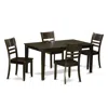 East West Furniture 5 Pc Dining Room Set-kitchen Table And 4 Dining Chairs In Brown
