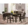 East West Furniture 5 Pc Dining Set-table Table With Leaf And 4 Dining Chairs