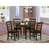 East West Furniture 5 Pc Kitchen Table Set-dining Table And 4 Dinette Chairs