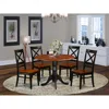 East West Furniture 5 Pc Kitchen Table Set-dining Table And 4 Wooden Kitchen Chairs